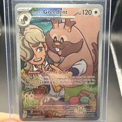 TAKE BOTH Pokemon TCG Arven's Mabosstiff EX #235/182 Sv10: Destined Rivals SAR - Image 3