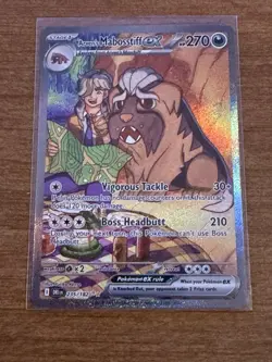 Pokemon TCG Arven's Mabosstiff EX #235/182 Sv10: Destined Rivals SAR - Image 1