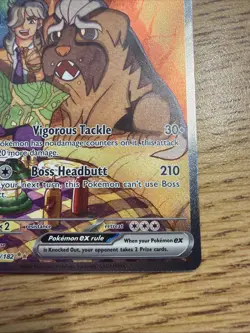 Pokemon TCG Arven's Mabosstiff EX #235/182 Sv10: Destined Rivals SAR - Image 5