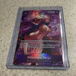 Bandai One Piece Card Game Vinsmoke Reiju Character Holo Alt Art OP12-063 - Image 1