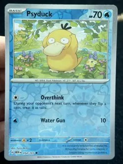 Psyduck 054/165 Reverse Holo- LP - NM - Pokemon TCG Card - Image 1