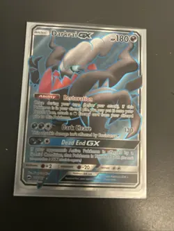 Pokemon TCG Darkrai GX Ultra Rare Holo Card Burning Shadows 2017 - Image 1