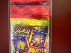 Vintage 1996 Pokemon ACTION FLIPS Lenticular Cards Blister 2 Packs New Sealed - Image 5