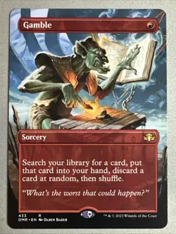 MTG / Gamble / DMR / #433 / Regular (Borderless) / Rare / NM - Image 1