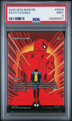 2025 MAGIC: THE GATHERING MARVEL'S SPIDER-MAN: SOURCE MAT PATH TO EXILE PSA 9 - Image 1