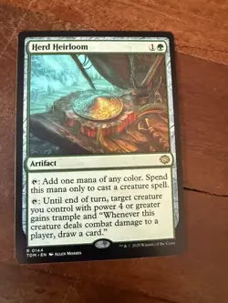 Herd Heirloom Tarkir: Dragonstorm Regular MTG Magic the Gathering Green - Image 1