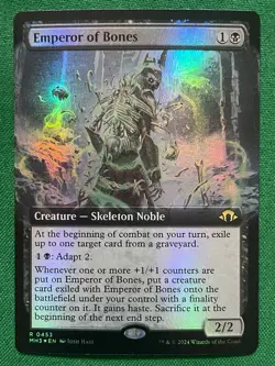 Emperor of Bones (Extended Art) R Modern Horizons 3 453 NM (Foil) - Image 1