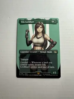 Tifa Lockhart (Borderless) NM Final Fantasy Magic The Gathering Mtg Near Mint - Image 1