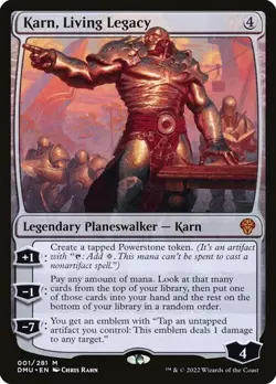 Karn, Living Legacy NM MYTHIC Dominaria United [DMU] MTG Planeswalker Regular - Image 1