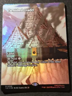 Tarnished Citadel - Foil - Borderless - TLE - MTG - EN - NM - 0059 - Image 1
