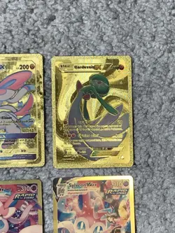 Set of 7 Sylveon VMax HP310+Gardevoir&Sylveon+Gardevoir GX Gold Foil Fan Art NM! - Image 4