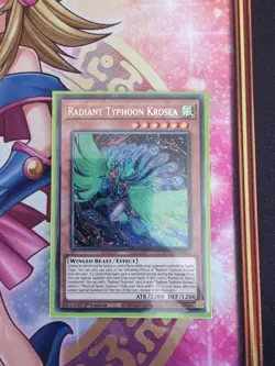 Radiant Typhoon Krosea DOOD-EN015 Secret Rare 1st Edition YuGiOh TCG Card - Image 1