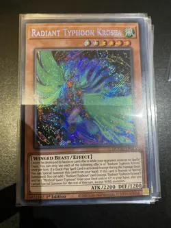 Radiant Typhoon Krosea | Secret Rare | DOOD-EN015 | 1st Edition | Yugioh Card - Image 1