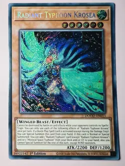 Radiant Typhoon Krosea DOOD-EN015 Secret Rare 1st Edition yugioh card - Image 3