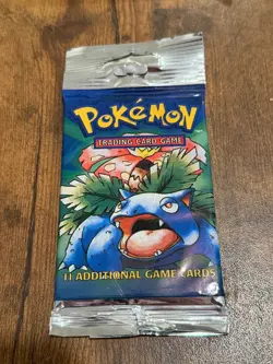 *OPEN* Pokemon Cards - Base Set - 1 Pack with 11 Cards - Trading Card Game - Image 1