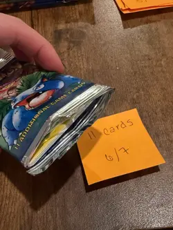 *OPEN* Pokemon Cards - Base Set - 1 Pack with 11 Cards - Trading Card Game - Image 3