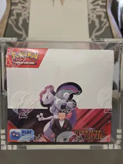 Pokemon TCG: S&V Destined Rivals New Factory Sealed Booster Box in Acrylic case - Image 1