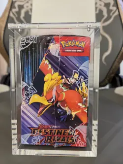 Pokemon TCG: S&V Destined Rivals New Factory Sealed Booster Box in Acrylic case - Image 2