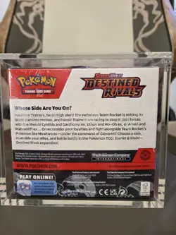 Pokemon TCG: S&V Destined Rivals New Factory Sealed Booster Box in Acrylic case - Image 3