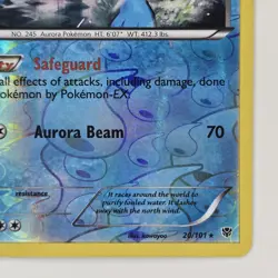 Suicune 20/101 Reverse Holo Rare BW Plasma Blast LP Pokemon - Image 5