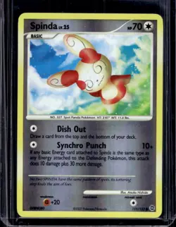 2007 Pokemon Diamond & Pearl Secret Wonders Spinda Reverse Holo #111/132 - Image 1