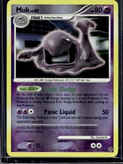 2007 Pokemon Diamond & Pearl Secret Wonders Muk Reverse Holo #56/132 - Image 1