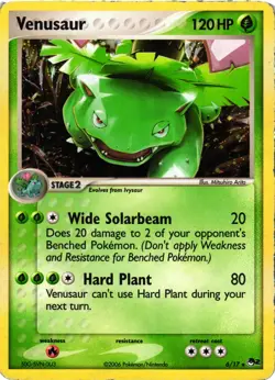 Pokemon TCG Venusaur 6/17 Holo Rare POP Series 2 DMG - Image 1