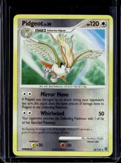 2007 Pokemon Diamond & Pearl Secret Wonders Pidgeot Reverse Holo #35/132 - Image 1