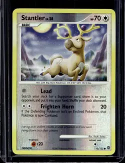 2007 Pokemon Diamond & Pearl Secret Wonders Stantler Reverse Holo #113/132 - Image 1