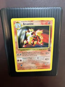 Arcanine Black Star Promo No. 6 WOTC Pokemon Vintage - LP- - Image 1