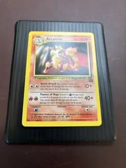 Arcanine Black Star Promo No. 6 WOTC Pokemon Vintage - LP- - Image 2