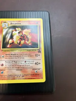 Arcanine Black Star Promo No. 6 WOTC Pokemon Vintage - LP- - Image 3