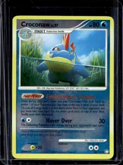2007 Pokemon Diamond & Pearl Mysterious Treasures Croconaw Reverse Holo #44/123 - Image 1