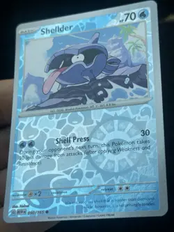 Shellder 090/165 Reverse Holo- LP-NM - Pokemon TCG Card - Image 2