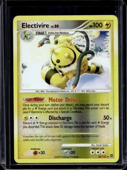 2007 Pokemon Diamond & Pearl Secret Wonders Electivire Reverse Holo #25/132 - Image 1