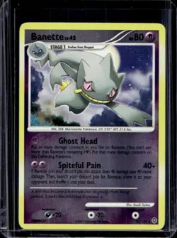 2007 Pokemon Diamond & Pearl Secret Wonders Banette Reverse Holo #23/132 - Image 1