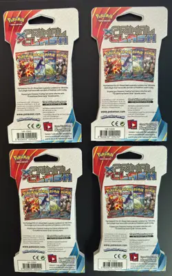 Pokemon TCG XY - Primal Clash Sleeved Booster Pack Sealed - Lot of 4 - Image 2