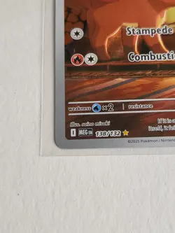 Vulpix 138/132 Pokemon Mega Evolution Holo Illustration Rare Mint - Image 5