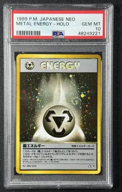 METAL ENERGY PSA 10 1999 POKEMON NEO JAPANESE JP RARE HOLO 221 - Image 1