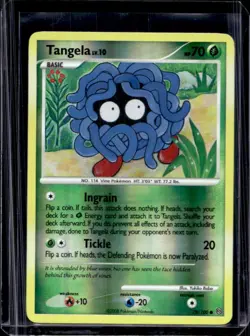 2008 Pokemon Diamond & Pearl Stormfront Tangela Reverse Holo #78/100 - Image 1