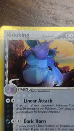 Pokemon 2006 Nidoking 6/101 Holo Rare EX Dragon Frontiers (Delta Species) - Image 2
