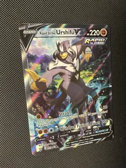 Pokemon TCG Rapid Strike Urshifu V Alt Art 153/163 SWSH Battle Styles - Image 5