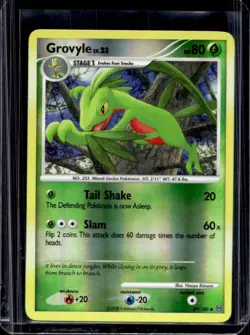 2008 Pokemon Diamond & Pearl Stormfront Grovyle Reverse Holo #39/100 - Image 1