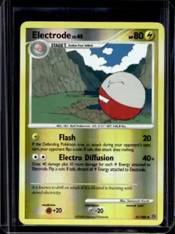 2008 Pokemon Diamond & Pearl Stormfront Electrode Reverse Holo #37/100 - Image 1