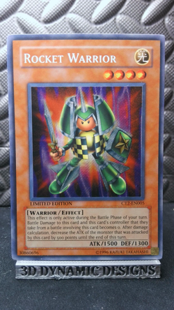 | Yugioh Rocket Warrior CT2-EN005 Secret Rare 2005 Collectors Tin NM 🔥 | - Image 1