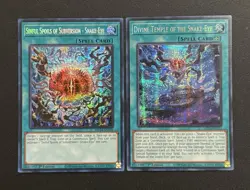 2024 YUGIOH MP24 SECRET RARE SINFUL SPOILS SNAKE EYE NM SET - Image 1