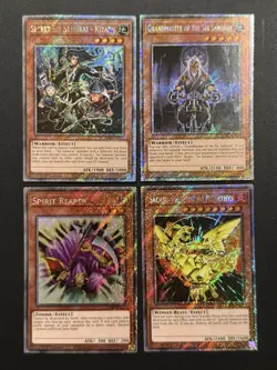 2024 YUGIOH RA03 1ST ED PLATINUM SECRET RARE SPIRIT REAPER NM BONUS SET - Image 1