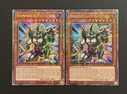 2024 YUGIOH MP24 QCR SECRET RARE DINOWRESTLER PANKRATOPS X2 NM - Image 1