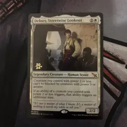 MTG Magic The Gathering Delney, Streetwise Lookout Foil Date Stamp - Image 1
