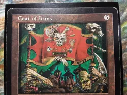 Coat of Arms Exodus Rare (PANGOLIN MTG) HP but not damaged! OG print, See Pics! - Image 2